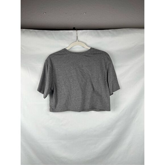 Fabletics Jade Short Sleeve Boxy Rainbow Crop Top Large - Picture 2 of 6